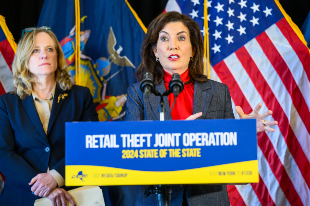 Hochul Celebrates Success in Crime Fight, Targets Retail Theft Rings Next