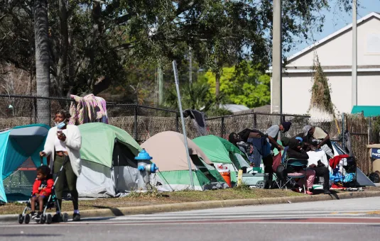 DeSantis makes it illegal for homeless people in Florida to sleep in public places, and other states are doing the same