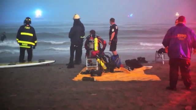Two adolescent girls have drowned off the coast of Coney Island in New York, according to police