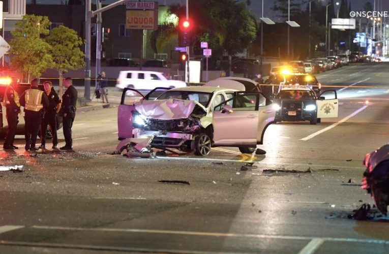 FOUR KILLED IN SOUTHERN CALIFORNIA CRASH After Six-minute Police Chase Ends in Tragedy