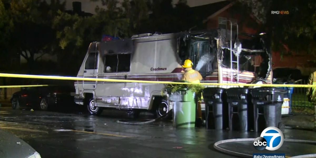 Los Angeles Man Arrested for Attempting to Burn RV With Family Inside Bodycam Footage Released