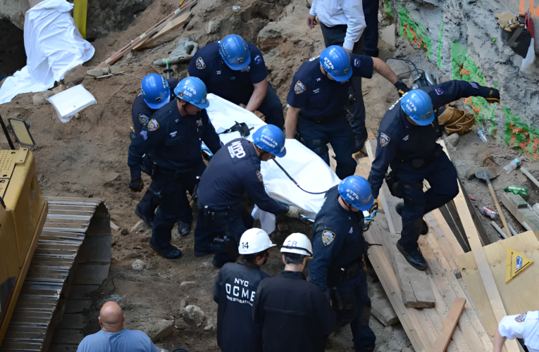 Industrial Accident: Man Dies in Concrete Wall Collapse in New York Scrap Yard!