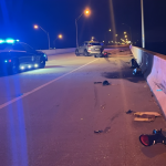 Tragic Accident: Motorcyclist Thrown into Tampa Bay After Collision on Gandy Bridge!