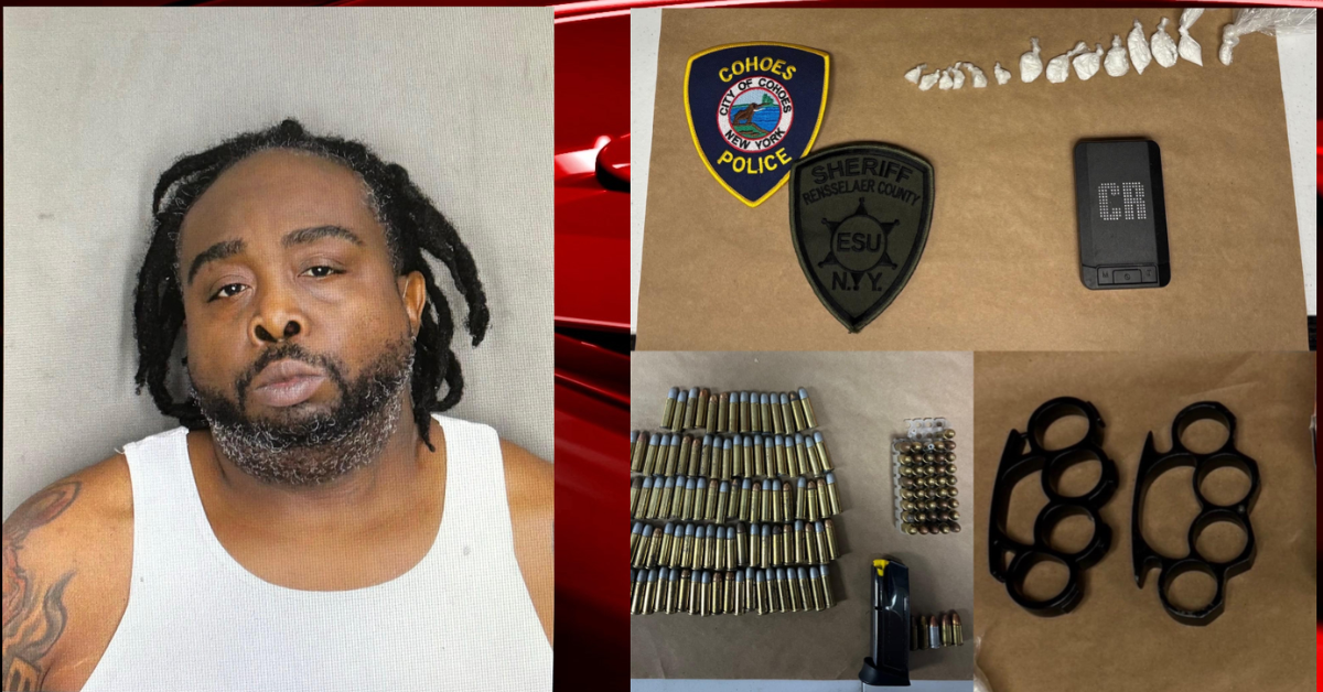 Breaking: Cohoes Man Arrested on Serious Drug and Weapon Charges in Major Police Operation