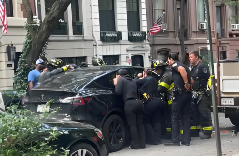 Heroic NYPD and FDNY Efforts Save Child from Locked Tesla on Upper East Side!