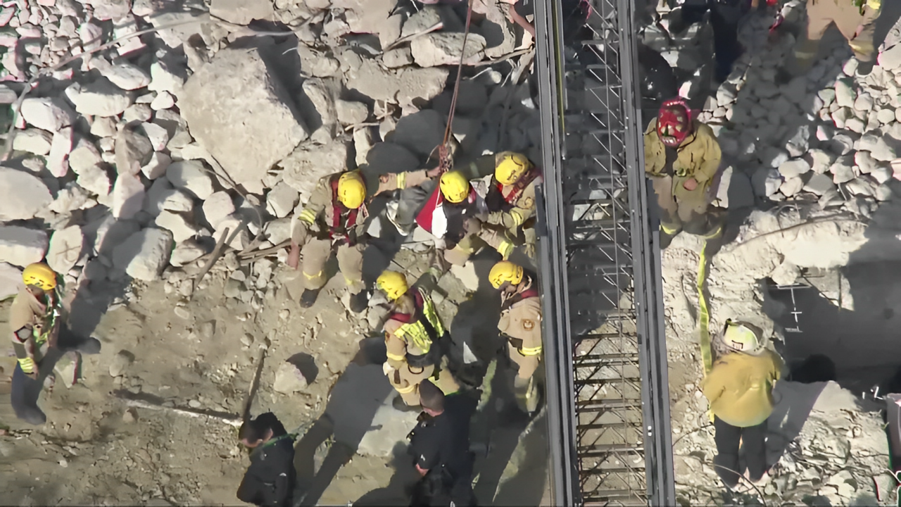 Woman Rescued After Being Trapped in Tunnel in Los Angeles Westlake Neighborhood