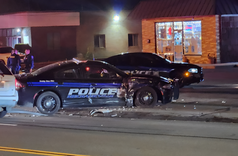 Mechanicville Police Respond to Crash Involving Patrol Vehicle Wednesday Night!