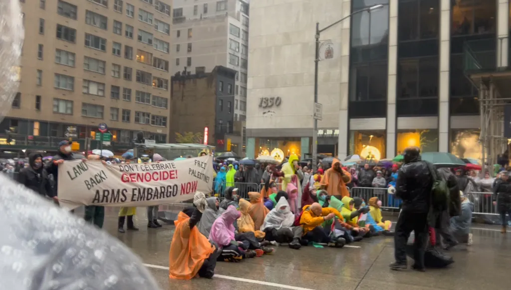 Anti-Israel Protesters Arrested for Disrupting Macy’s Thanksgiving Parade in NYC