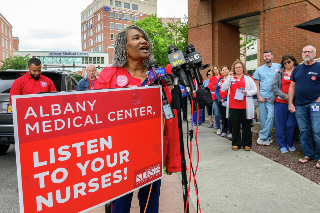 Union Claims Nurse Punished for Highlighting Safety Issues with Albany Med's Staffing Schedule