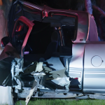 Shocking Crash in La Mirada: Driver Freed After Collision with Tree on Imperial Highway!