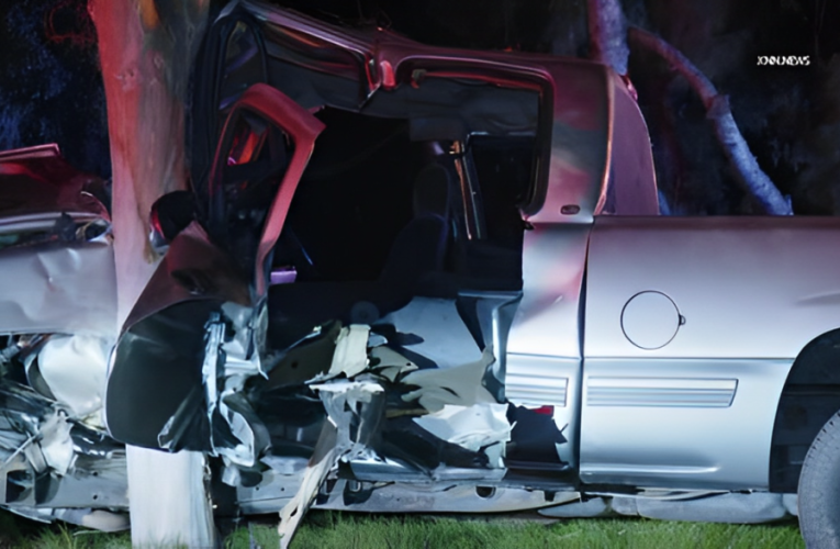 Shocking Crash in La Mirada: Driver Freed After Collision with Tree on Imperial Highway!