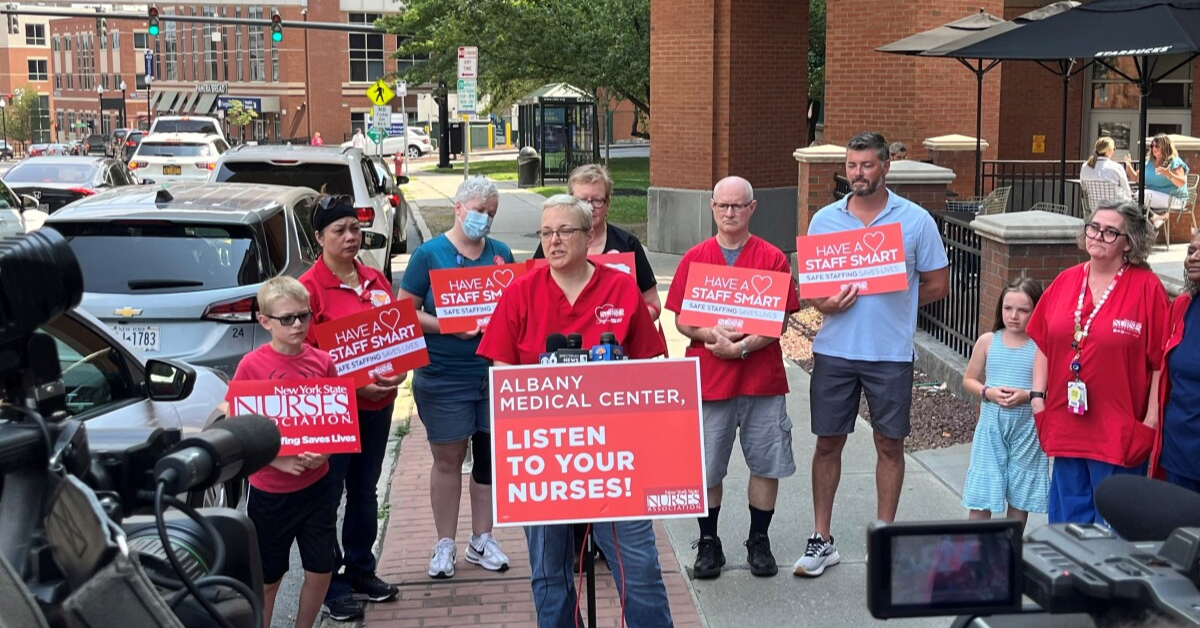 Union Claims Nurse Punished for Highlighting Safety Issues with Albany Med's Staffing Schedule