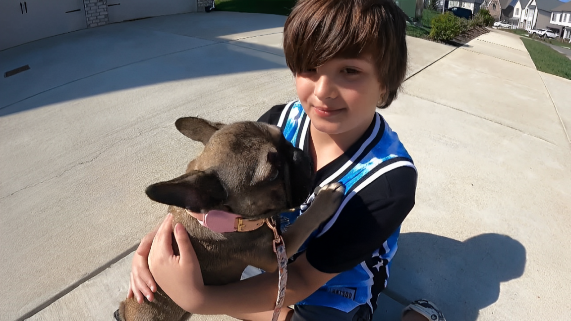 10-Year-Old Boy Finds Missing Puppy After 11 Days, Touching the Hearts of All!