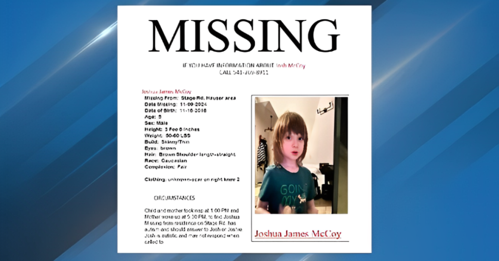 Heartbreaking Discovery: Body of Missing 5-Year-Old Found in Oregon Search!