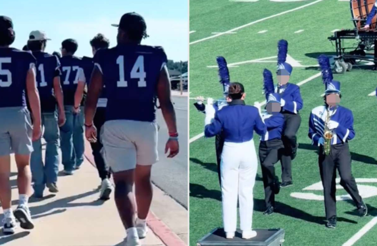 Heartwarming Moment: Football Team Cheers on Rival Marching Band at Texas Competition!