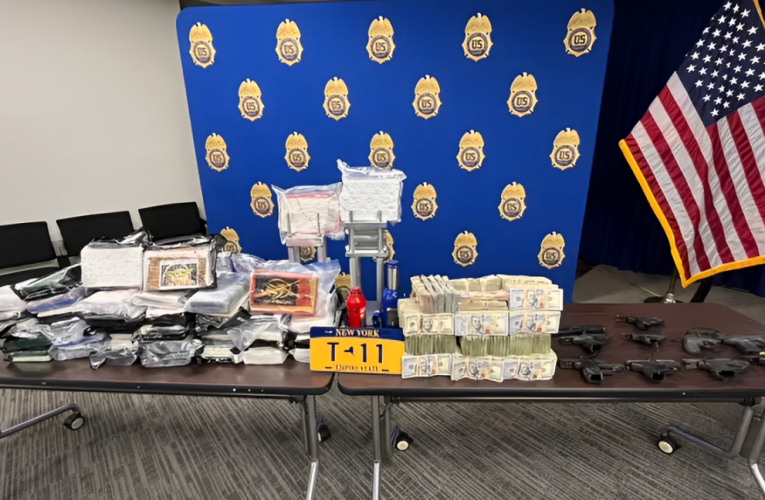 Major Trafficker Arrested in Brooklyn After $420K, 85lbs of Drugs and 8 Guns Seized!